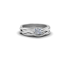 1/2ct Princess Diamond Rings For Sale At Gemone Diamond - 1