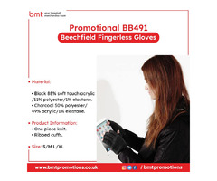 Promotional BB491 Beechfield Fingerless Gloves | free-classifieds.co.uk - 1
