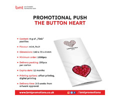 Promotional Push the Button Heart | free-classifieds.co.uk - 1