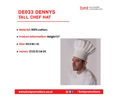 Promotional DE033 Dennys Tall Chef Hat | free-classifieds.co.uk - 1