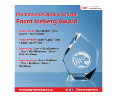 Promotional Optical Crystal Facet Iceberg Award | free-classifieds.co.uk - 1