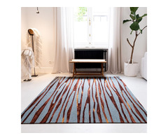 Bamboo Azur Gold Designer Rug by Jules Flipo | free-classifieds.co.uk - 1