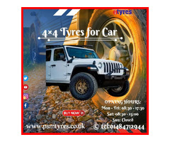 Find the top quality 4×4 Tyres for Car in Brighouse! - 1