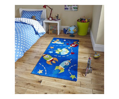 Hong Kong Kids Rug by Think Rugs in 6149 Blue Design | free-classifieds.co.uk - 1