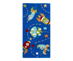 Hong Kong Kids Rug by Think Rugs in 6149 Blue Design | free-classifieds.co.uk - 2