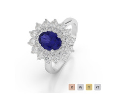 Buy the Blue Sapphire Rings Online - 1