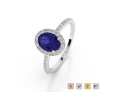 Buy the Blue Sapphire Rings Online - 2