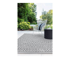 Buy the best quality  Patio PAT12 Diamond Mono Outdoor Rug by Asiatic online | free-classifieds.co.uk - 1