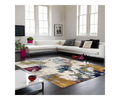 Buy Best Quality Nova NV22 Abstract Multi Mustard Rug by Asiatic Online - 1