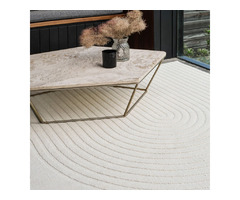  Antibes AN08 White Deco Outdoor Rug By Asiatic - 1
