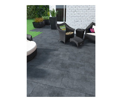 Black Outdoor Porcelain Paving King Size Vitrified Slabs  | free-classifieds.co.uk - 1