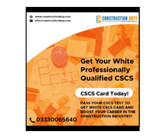 White CSCS Card- Constructionduty | free-classifieds.co.uk - 1