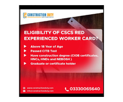Red CSCS Card - Constructionduty | free-classifieds.co.uk - 1