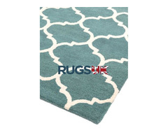 Albany Rug by Asiatic Carpets in Ogee Duck Egg Design | free-classifieds.co.uk - 2