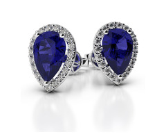 Buy Blue Sapphire Earrings Online - 2