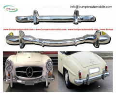 Mercedes 190 SL bumper (1955-1963) by stainless steel  - 1