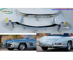 Mercedes 300SL bumper (1957-1963) by stainless steel - 1
