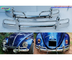Volkswagen Beetle USA style bumper (1955-1972) by stainless steel | free-classifieds.co.uk - 1