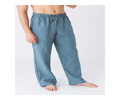 Purchase Men's Linen Pyjamas Trousers "Diego" - 1