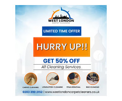 50% Off On All Cleaning Services | West London Carpet Cleaners | free-classifieds.co.uk - 1