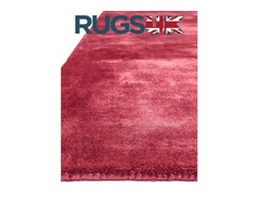 Katherine Carnaby Chrome Rug by Asiatic Carpets in Claret Colour | free-classifieds.co.uk - 3