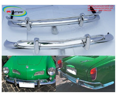 Volkswagen Karmann Ghia US type bumper (1967 - 1969) by stainless steel  - 2