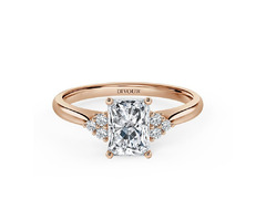 Trefoil Radiant Diamond Vintage Engagement Ring | free-classifieds.co.uk - 1