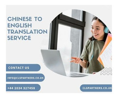 Chinese to English Translation Services - 1