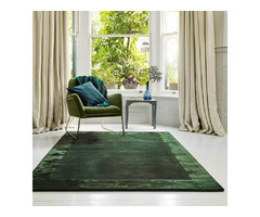 Buy Solid Area Bordered Rug Online | free-classifieds.co.uk - 3