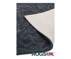 Victoria Rug by Asiatic Carpets in Midnight Colour | free-classifieds.co.uk - 2