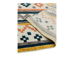 Theo Range Rug by Asiatic Carpets in Earth Tone Geo Design | free-classifieds.co.uk - 2