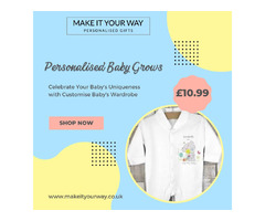 Make a Statement with our Personalised Baby Grows | free-classifieds.co.uk - 1
