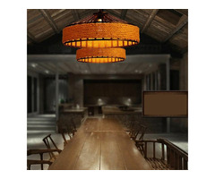 Indoor E27 Hemp Rope Adjustable Pendant Lamp For Cafe Bar Dining Room | free-classifieds.co.uk - 5