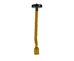 Industrial Retro Hemp Rope Pendant Light Holder E27 Loft Base Hanging Lamp  | free-classifieds.co.uk - 2