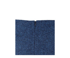 Victoria Harris Plain Tweed Skirt in Blue Color | free-classifieds.co.uk - 4