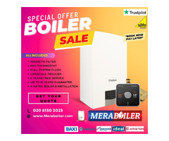 Boiler from £1550 only inclusive of all parts an labor - 2
