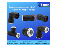 Seamless connections with T-Mex Express push-fit copper fittings - 1