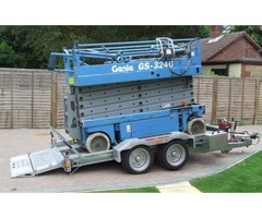 GENIE GS3246 SCISSOR LIFT & 2009 3.5 ton TILT TRAILER | free-classifieds.co.uk - 1