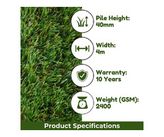 For Sale: Cordoba 40mm Artificial Grass - Premium Quality - 2