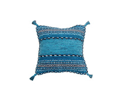 Kelim Cushion Covers by Oriental Weavers in Teal Colour - 1