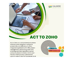 Migrate from Act to Zoho CRM Easily  - 1