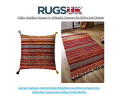 Kelim Cushion Covers by Oriental Weavers in Red | free-classifieds.co.uk - 1