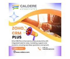 Maximise Productivity with Zoho CRM Plus | Caldere | free-classifieds.co.uk - 1