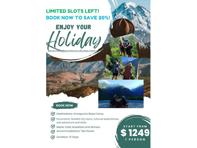 Annapurna Base Camp Trek 2025 Discount Offer | free-classifieds.co.uk - Image 1 of 8