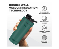 Acuna Stainless Steel Shaker Bottle – 600ml | Durable, Leakproof & BPA-Free | free-classifieds.co.uk - 4