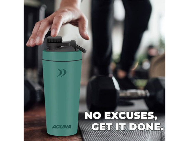 Acuna Stainless Steel Shaker Bottle – 600ml | Durable, Leakproof & BPA-Free | free-classifieds.co.uk - Image 6 of 8