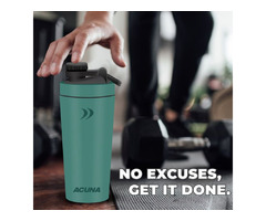 Acuna Stainless Steel Shaker Bottle – 600ml | Durable, Leakproof & BPA-Free | free-classifieds.co.uk - 6