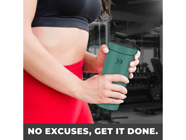 Acuna Stainless Steel Shaker Bottle – 600ml | Durable, Leakproof & BPA-Free | free-classifieds.co.uk - Image 7 of 8