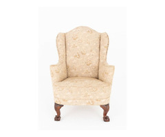 Timeless Elegance with This Stunning Antique Chippendale Wing Chair