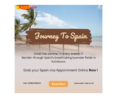 Journey to Spain - Book Your Spain Visa Appointment Online